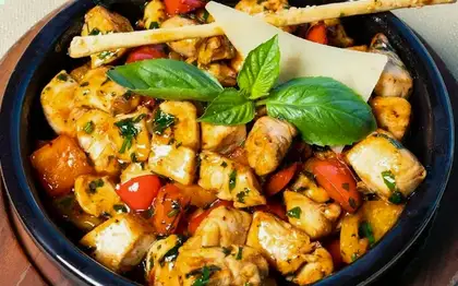 Chicken Caprese Sandwich — No Onion